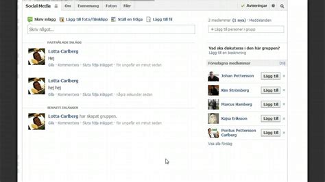 Skapa grupp? facebook android